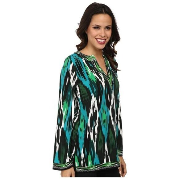 Michael Kors 'Menera' Ikat Print Tunic - Picture 12 of 16